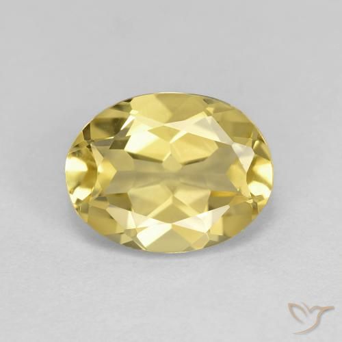 1.98ct Naturel Jaune clair Béryl doré, ovale, VVS