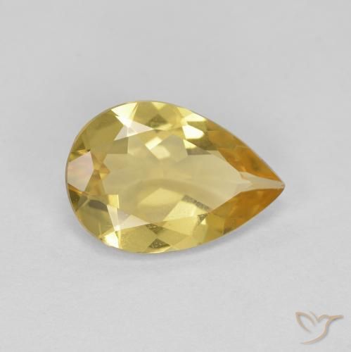 Béryl doré Doré naturelle En forme de poire, 1.45 ct, VS