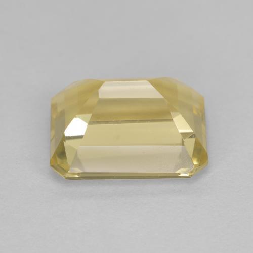 Béryl doré jaune naturelle taille émeraude, 2,45 ct, VVS