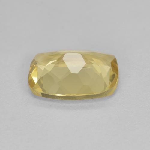 Béryl doré jaune naturelle coupe coussin, 1,54 ct, VVS