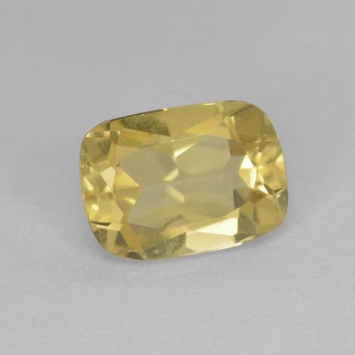 Béryl doré doré naturelle coupe coussin, 1,28 ct, VVS