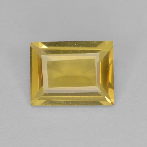 Béryl doré Jaune miel léger naturelle Baquette, 1.18 ct, VVS