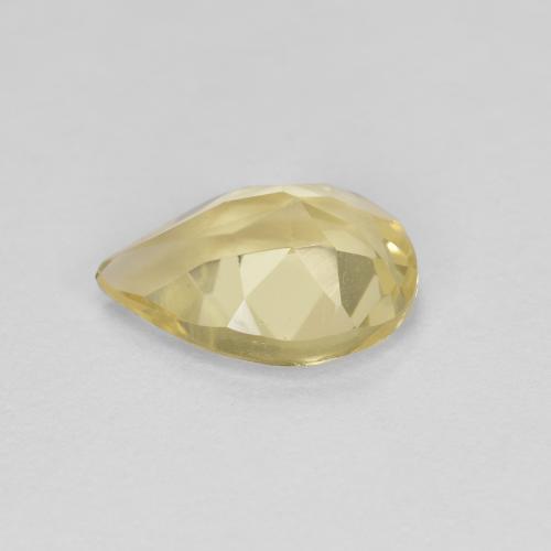 Béryl doré Jaune moyen naturelle En forme de poire, 1.08 ct, VVS
