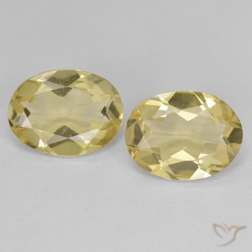 2.89ctw Naturel Jaune moyen Béryl doré, ovale, VVS-VS