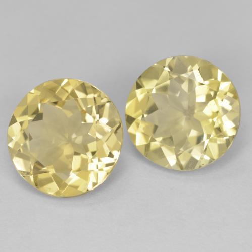 Achetez naturel 4.38ct Jaune chaud Béryl doré gems, Coupe roude, En provenance Madagascar chez GemSelect. En stock, livraison internationale!