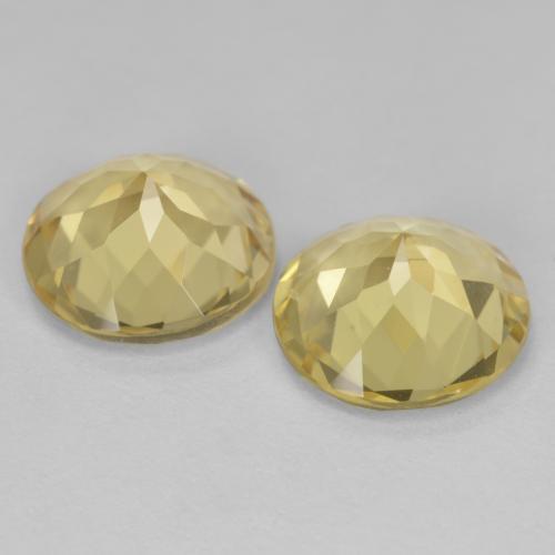Achetez naturel 4.38ct Jaune chaud Béryl doré gems, Coupe roude, En provenance Madagascar chez GemSelect. En stock, livraison internationale!