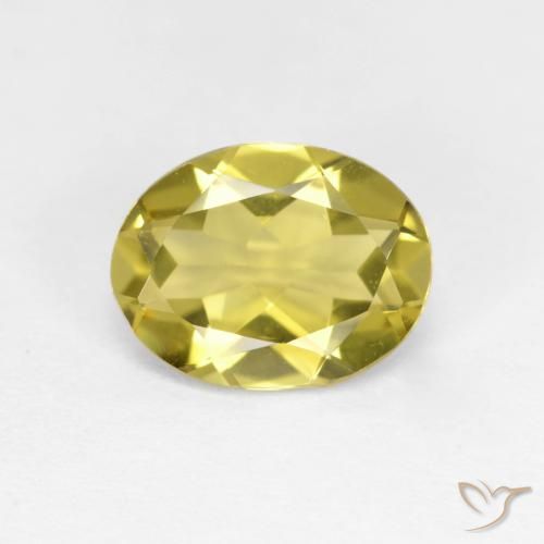 1.55ct Naturel Jaune moyen Béryl doré, ovale, VVS-VS