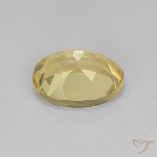 Béryl doré Jaune clair naturelle ovale, 1.92 ct, VVS-VS