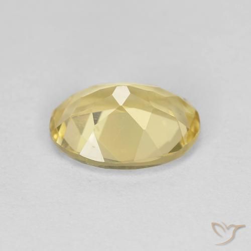 Béryl doré Jaune moyen-léger naturelle ovale, 1.52 ct, VS