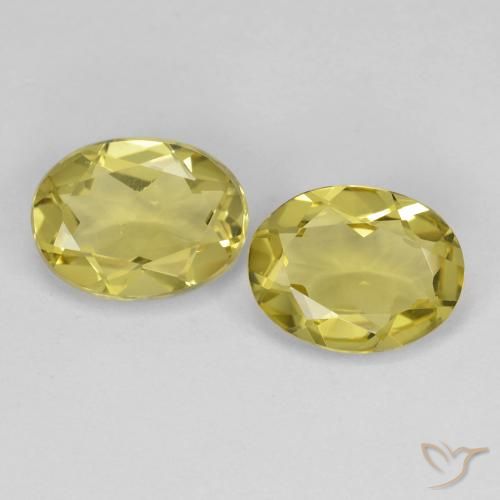 2.90ctw Naturel Jaune Dijon Béryl doré, ovale, VS