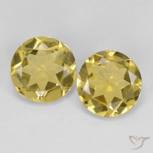 3.22ctw Naturel Jaune moyen-léger Béryl doré, Tour, VVS-VS