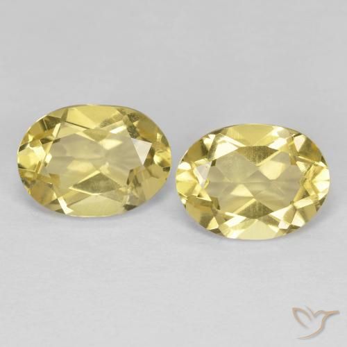 2.34ctw Naturel Jaune moyen-léger Béryl doré, ovale, VS