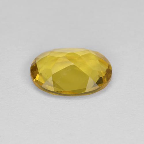 Béryl doré Jaune Dijon naturelle Coupe ovale, 0.97 ct, VVS-VS