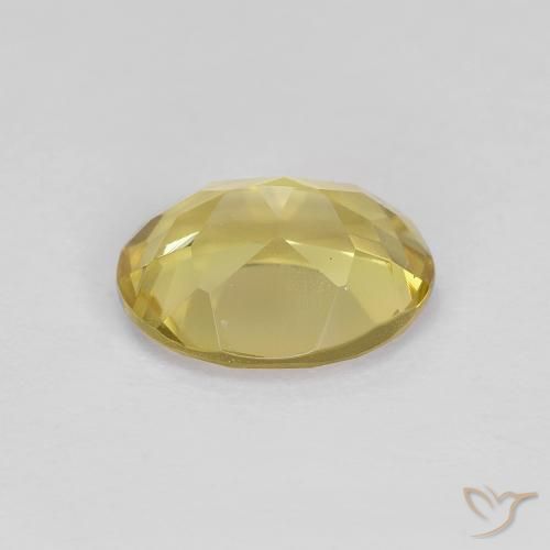 Béryl doré Jaune doré léger naturelle ovale, 1.25 ct, VS