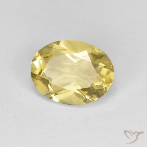 Béryl doré Doré léger naturelle ovale, 1.23 ct, VS