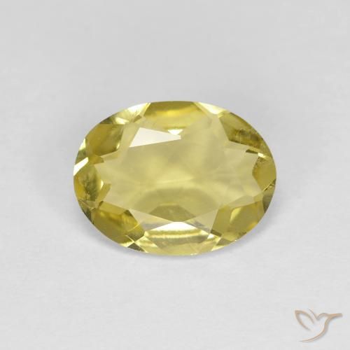 1.07ct Naturel Jaune doré léger Béryl doré, ovale, VS