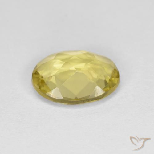 Béryl doré Jaune doré léger naturelle ovale, 1.07 ct, VS