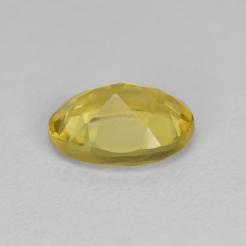 Béryl doré jaune naturelle coupe ovale, 1,21 ct, VS