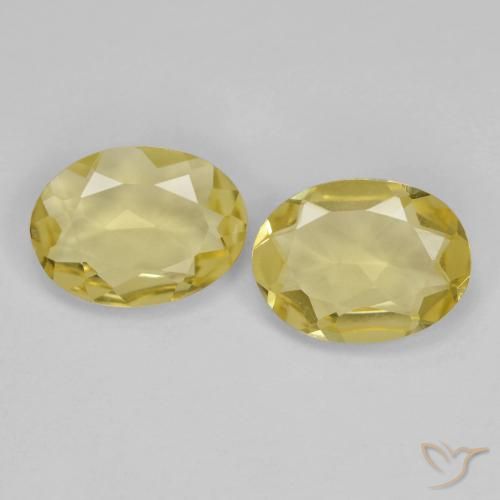 1.84ctw Naturel Jaune doré léger Béryl doré, ovale, VVS-VS