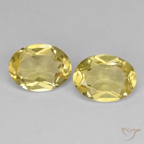 2.19ctw Naturel Jaune clair Béryl doré, ovale, VS