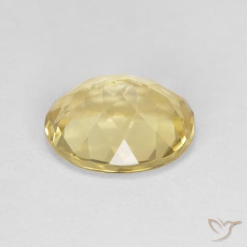 Béryl doré Jaune moyen naturelle ovale, 2.76 ct, VVS-VS