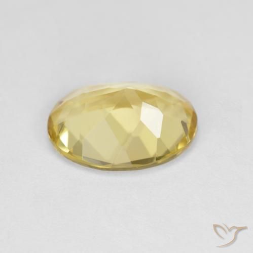 Béryl doré Jaune Toscane naturelle Coupe ovale, 2.02 ct, VVS