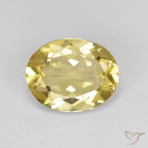 2.46ct Naturel Jaune Toscane Béryl doré, ovale, VVS