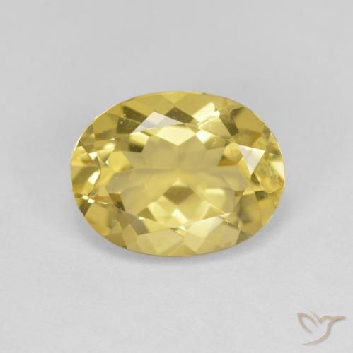 2.32ct Naturel Jaune Toscane Béryl doré, ovale, VS