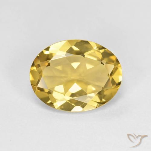 Béryl doré Doré jaunâtre naturelle Coupe ovale, 1.91 ct, VVS-VS