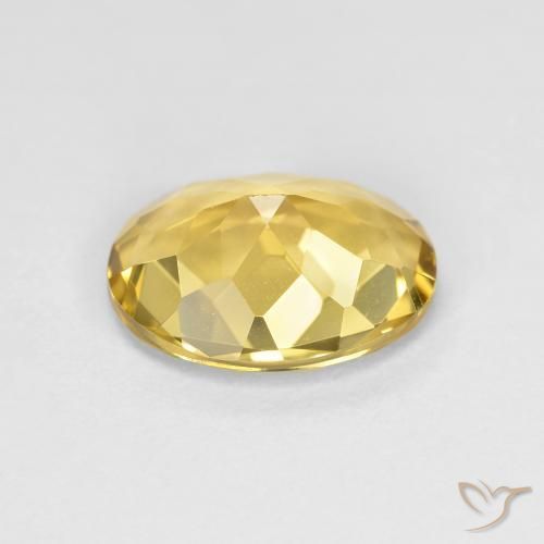 Béryl doré Doré jaunâtre naturelle Coupe ovale, 1.91 ct, VVS-VS