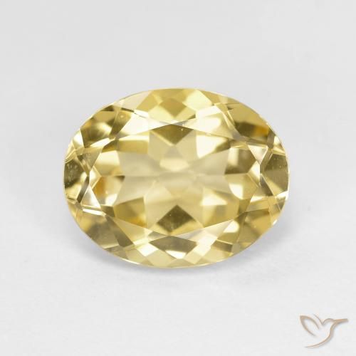 2.51ct Naturel Jaune doré léger Béryl doré, ovale, VVS
