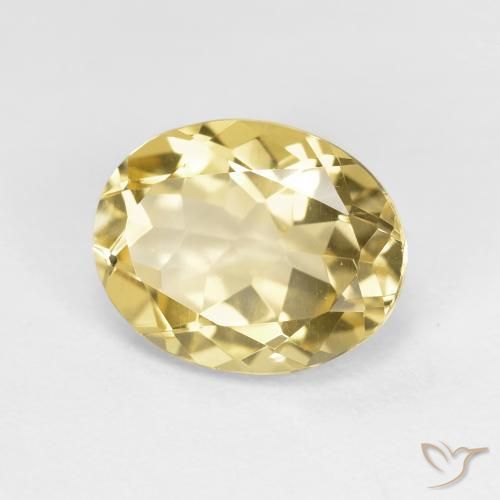 Béryl doré Jaune doré léger naturelle ovale, 2.51 ct, VVS