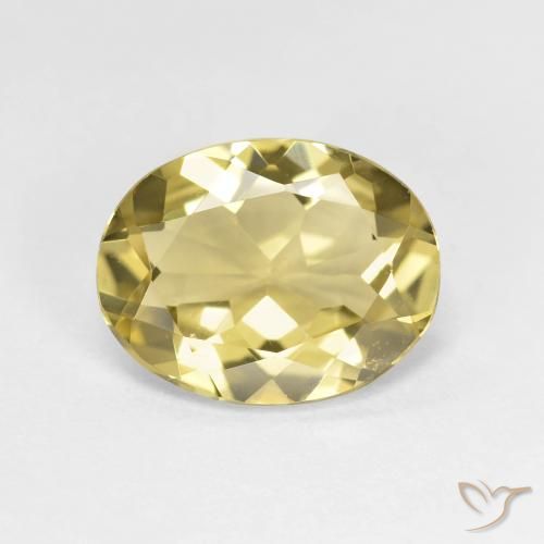 1.91ct Naturel Jaune Toscane Béryl doré, ovale, VVS