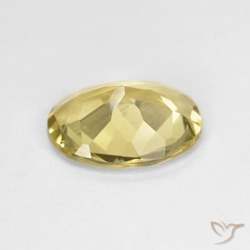 Béryl doré Jaune Toscane naturelle ovale, 1.91 ct, VVS