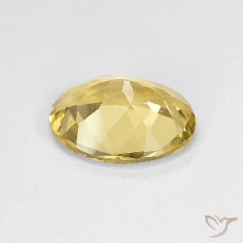 Béryl doré Jaune clair naturelle ovale, 1.99 ct, VVS-VS