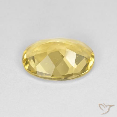 Béryl doré Jaune clair naturelle ovale, 2.00 ct, VVS-VS
