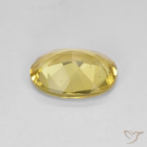 Béryl doré Jaune moyen naturelle ovale, 2.18 ct, VS