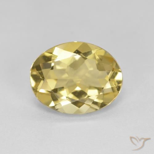 2.31ct Naturel Jaune clair Béryl doré, ovale, VVS
