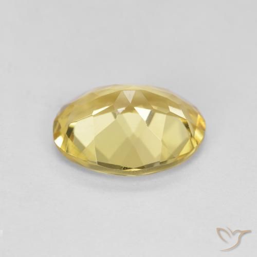 Béryl doré Jaune clair naturelle ovale, 2.31 ct, VVS