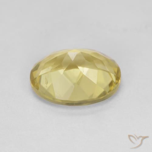 Béryl doré Jaune foncé naturelle ovale, 2.65 ct, VVS-VS