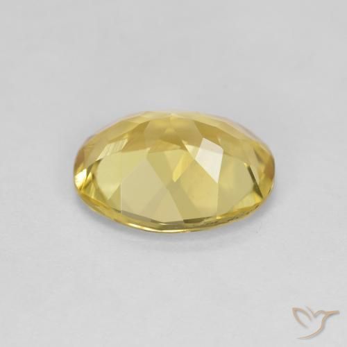 Béryl doré Jaune clair naturelle ovale, 2.39 ct, VS