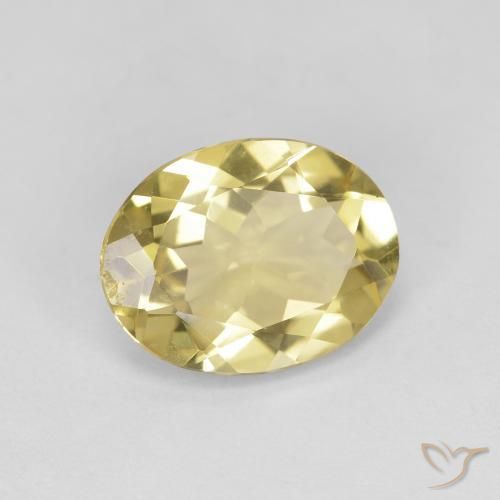 Béryl doré Doré léger naturelle ovale, 2.18 ct, VS