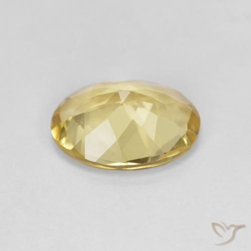 Béryl doré Doré léger naturelle ovale, 2.18 ct, VS