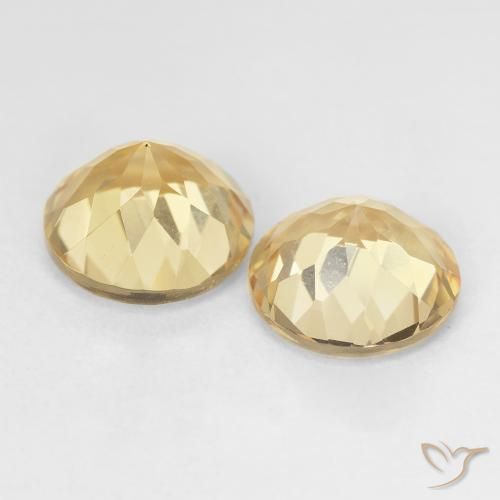 Achetez naturel 5,20ct jaune béryl doré gems, coupe roude, en provenance madagascar chez gemselect. en stock, livraison internationale!