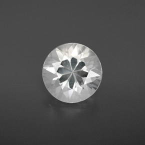 Goshenite blanc naturelle coupe roude, 3,11 ct, VS