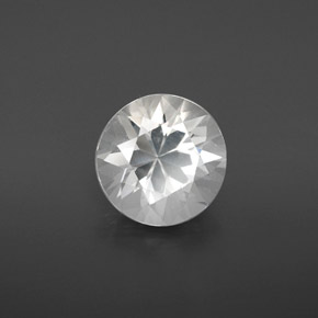 Goshenite blanc naturelle coupe roude, 3,11 ct, VS
