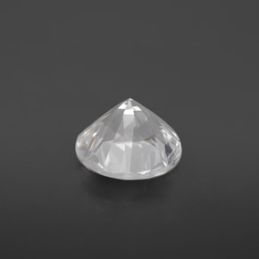 Goshenite blanc naturelle coupe roude, 3,18 ct, VVS-VS
