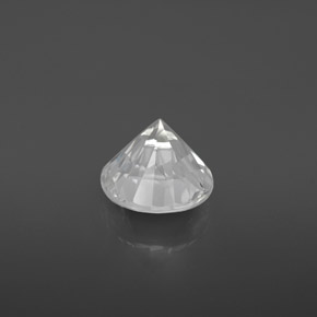Goshenite blanc naturelle coupe roude, 2,78 ct, VVS-VS