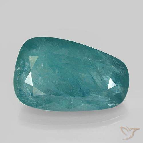 27.85ct Naturel Sarcelle noir Grandidierite, Fantaisie, SI