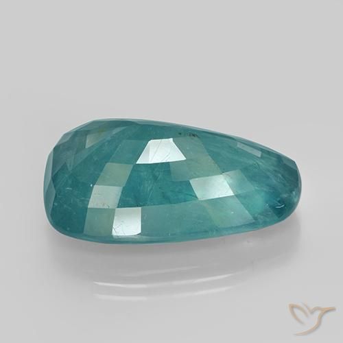 Grandidiérite Sarcelle noir naturelle Fantaisie, 27.85 ct, SI